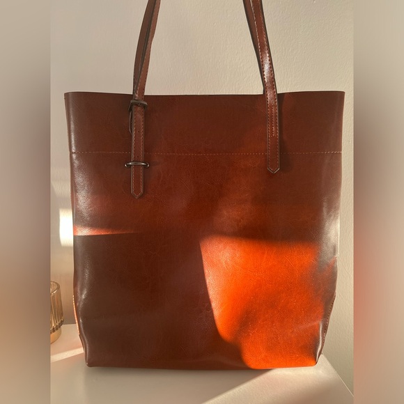 Leather tote bag- work bag - Picture 1 of 4